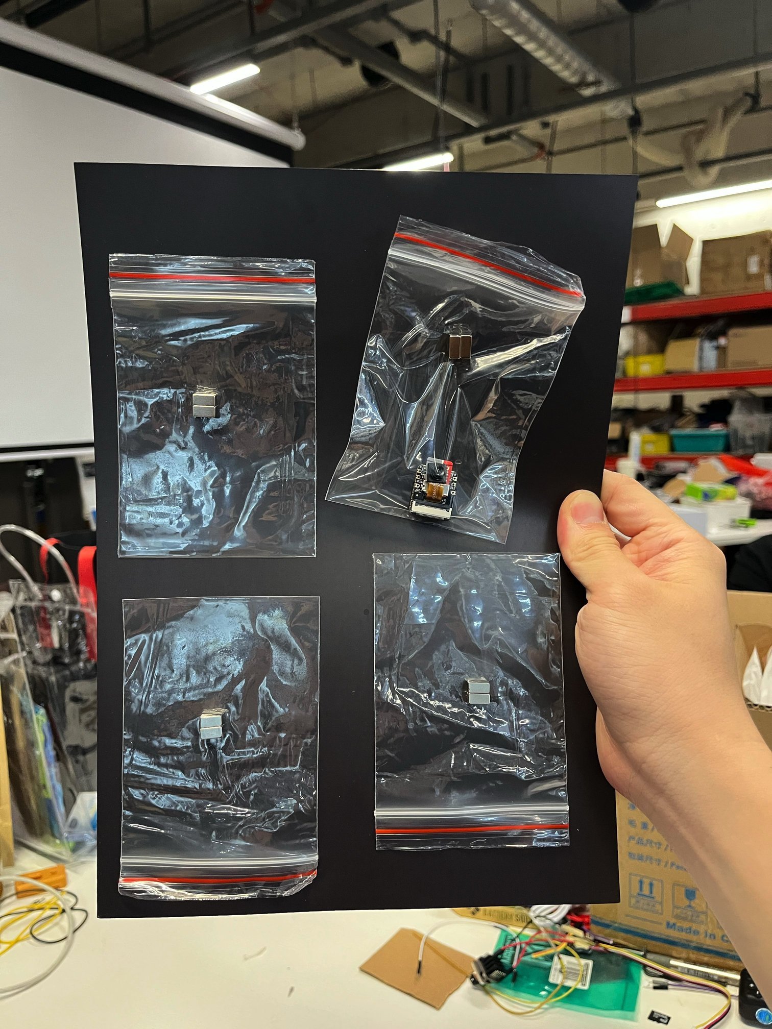 Flexible mat with ESP32